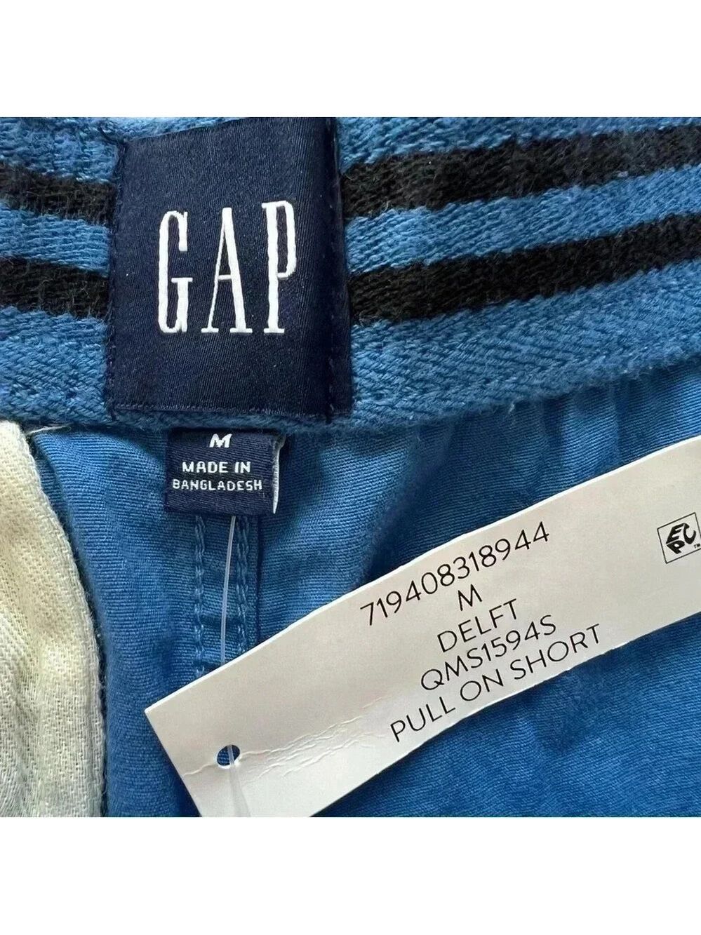 GAP NWT Mens Pull On Shorts Relaxed Fit Drawstring Summer Beach Running Shorts M - Picture 7 of 13